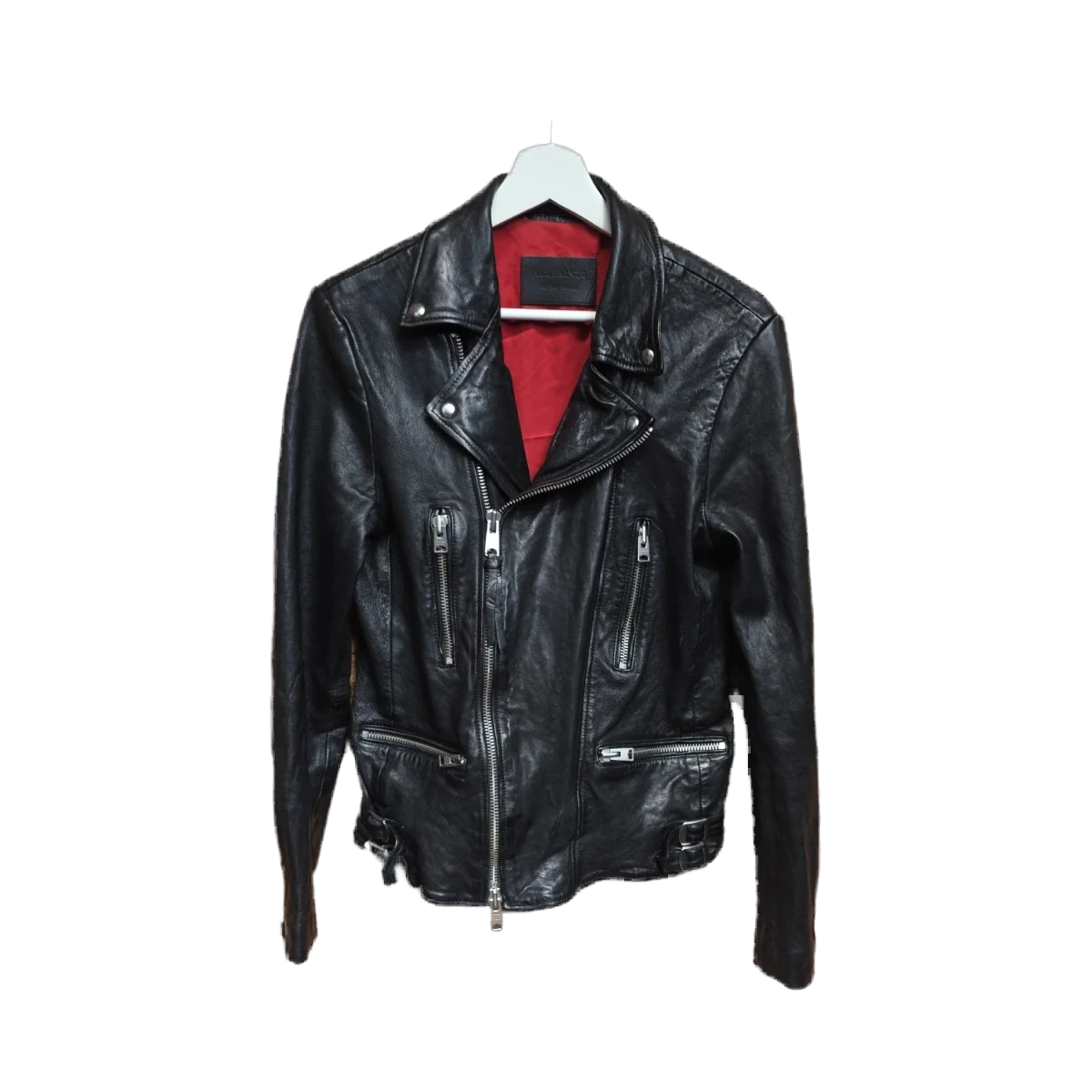 AllSaints Mazo Black Leather Jacket