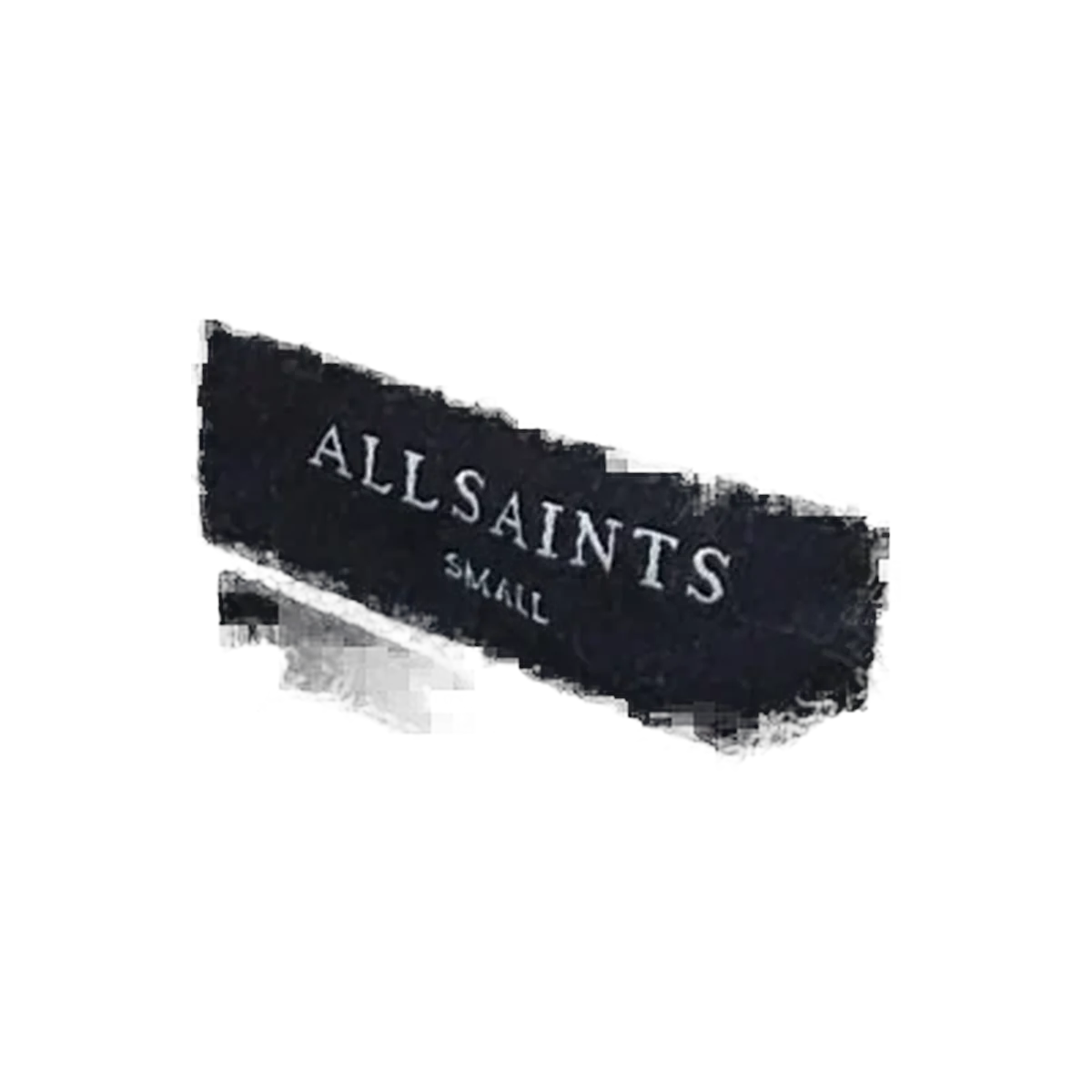 AllSaints Luxor Crew Jumper Grey Wool Distressed Knit Sweater view 4