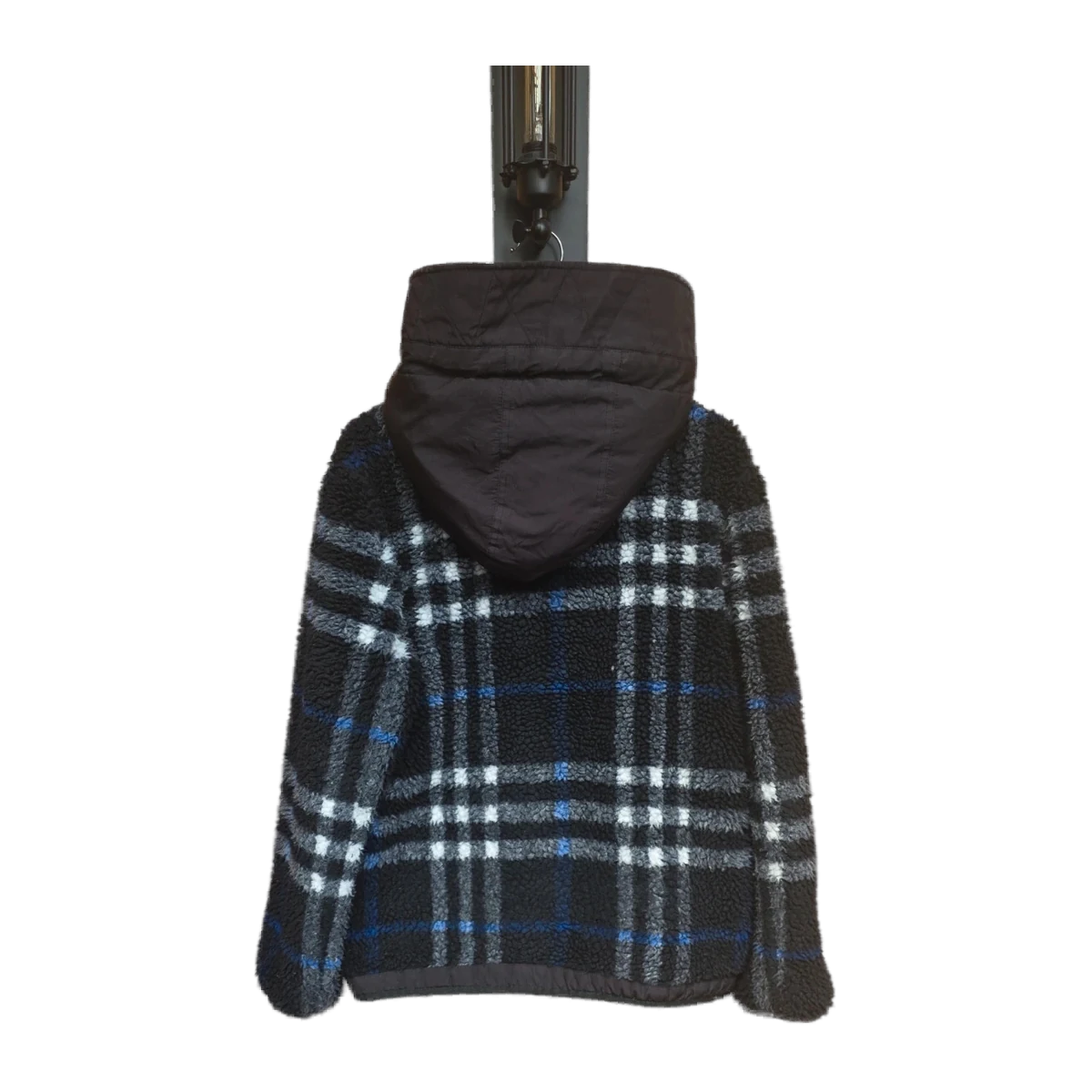 Burberry Checked Wool-Blend Teddy Jacket view 2