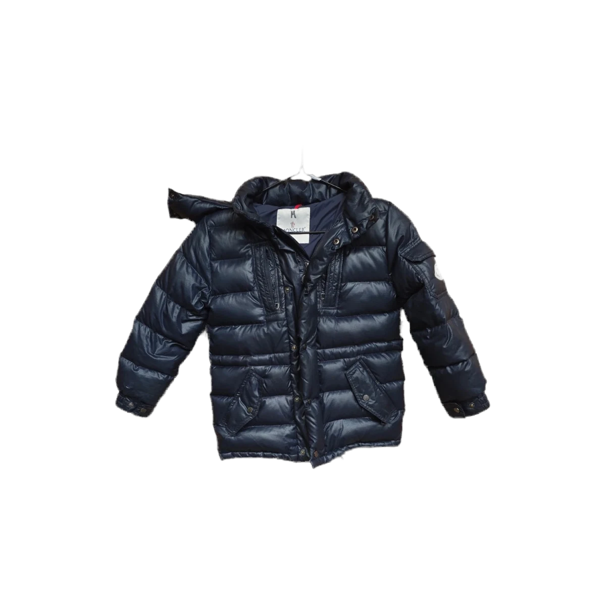 Authentic Vintage Moncler Enfant Down Puffer Jacket Navy