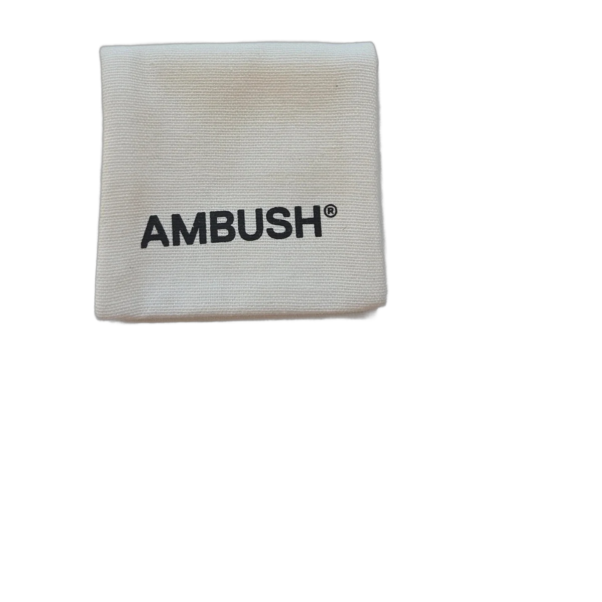 AMBUSH Single Peace Sign Hoop Earring Silver view 3