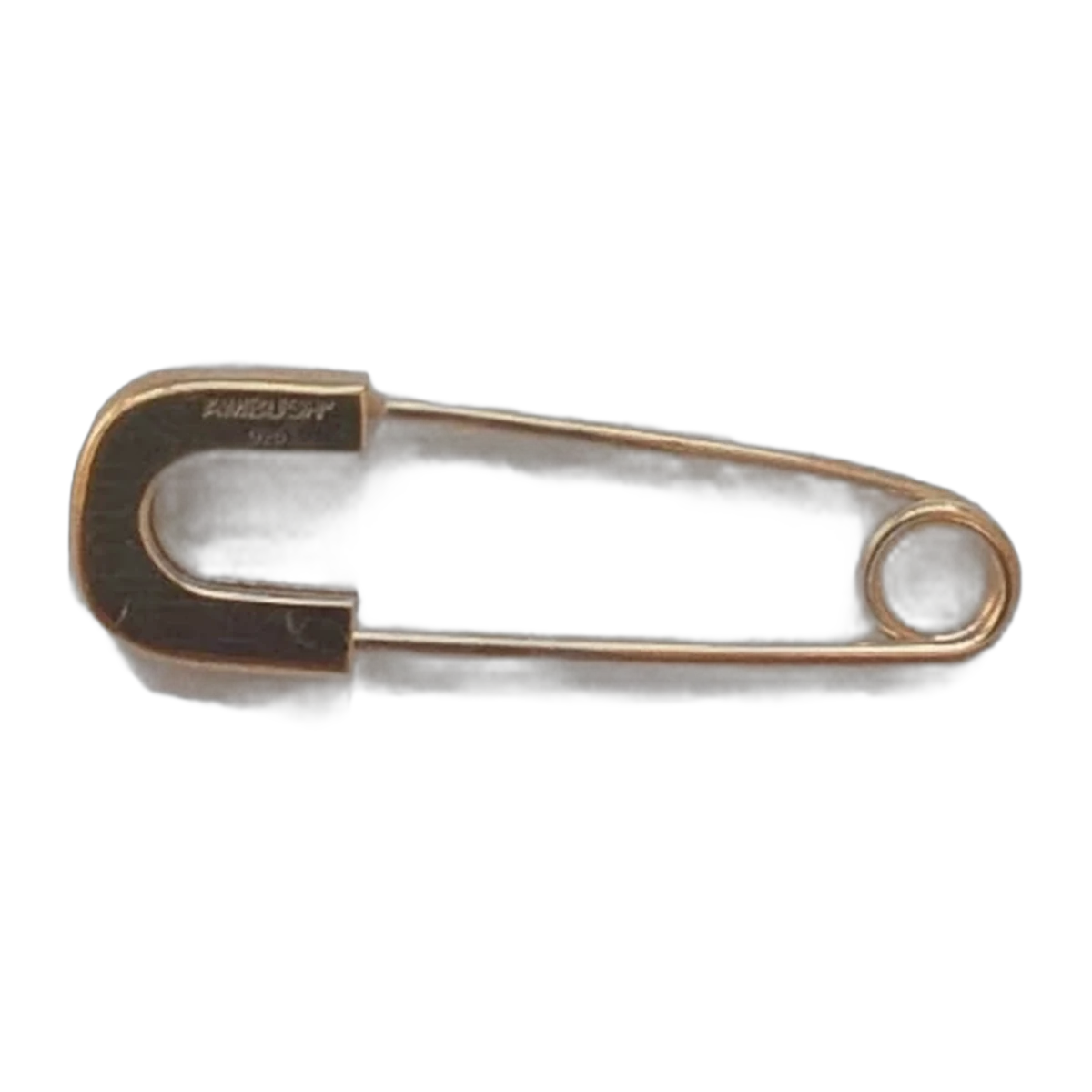 AMBUSH Gold Safety Pin Single Earring Boxed view 4