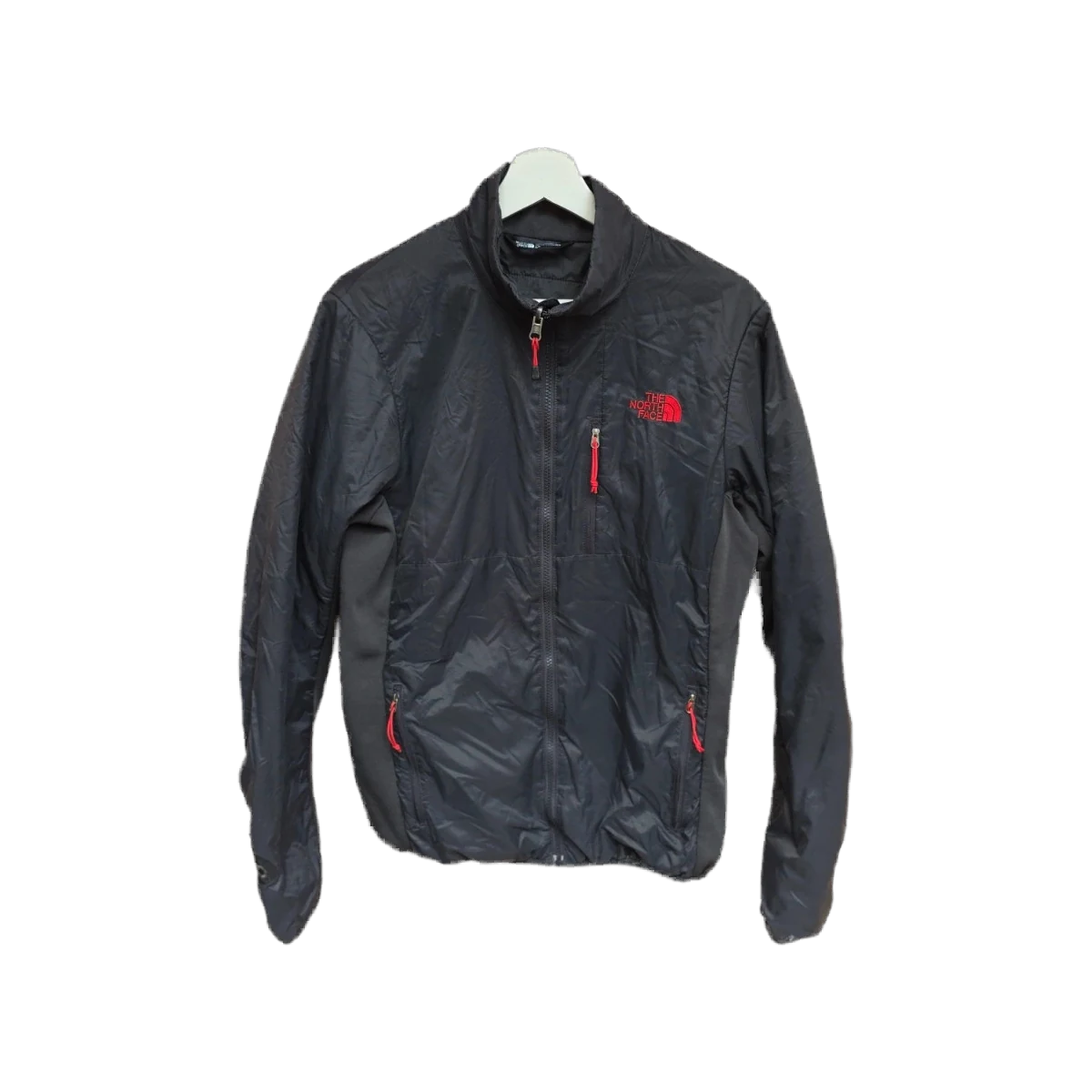 The North Face Lightweight Insulated Jacket Black Red Zip