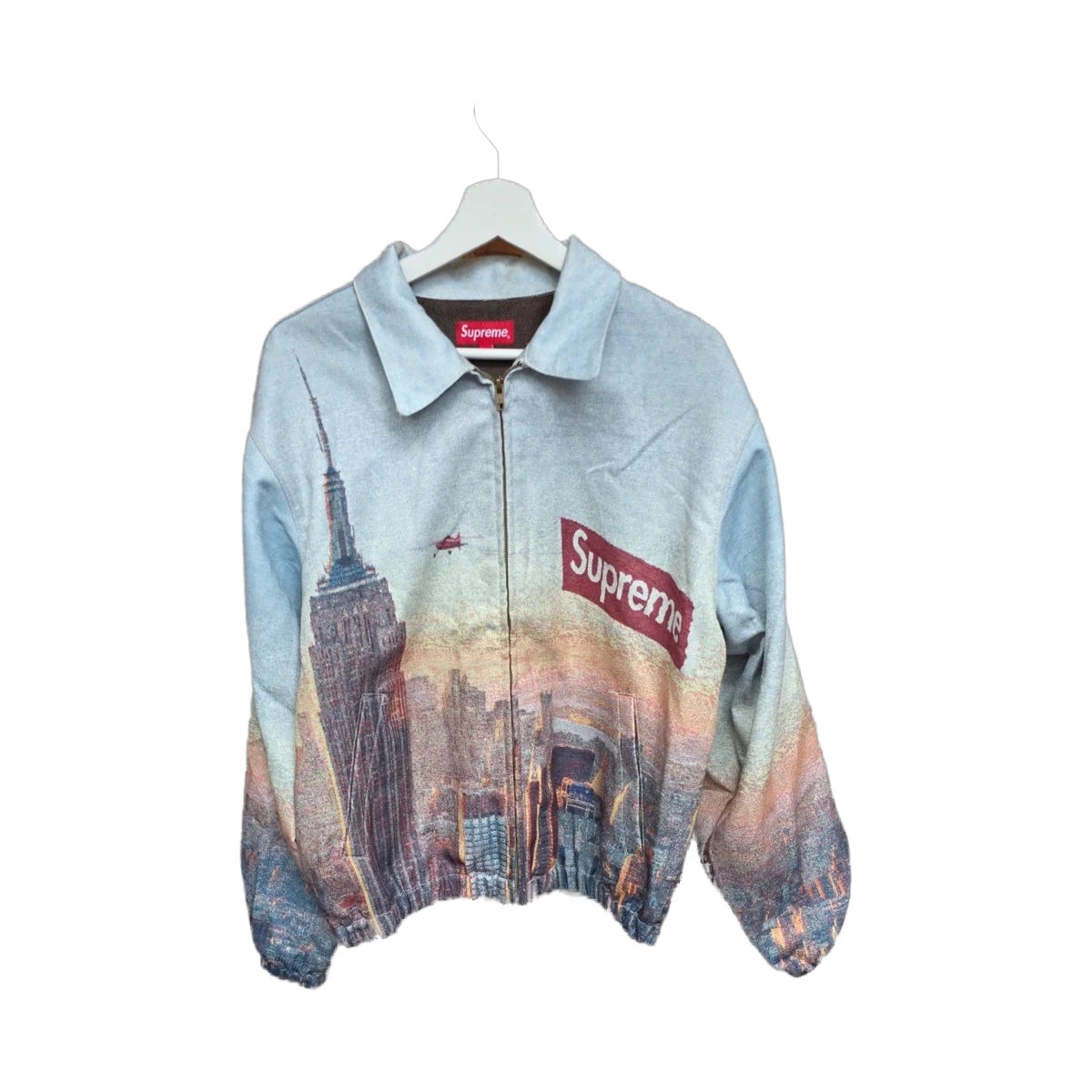 Supreme Aerial Tapestry Harrington Jacket FW20 NYC Skyline