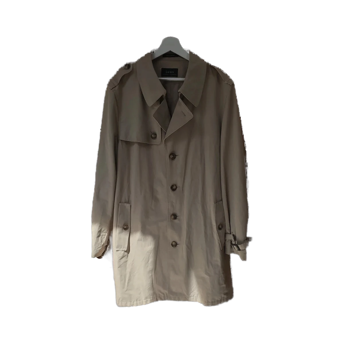 Lauren Ralph Lauren Trench Coat Beige Belted Mac Overcoat