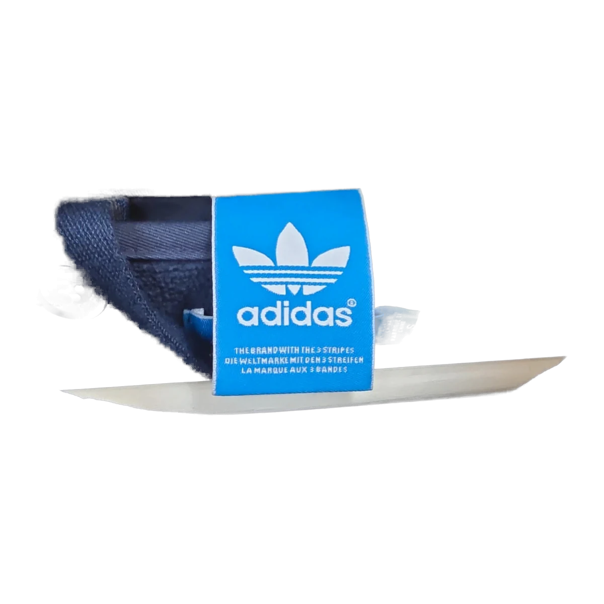 Adidas Originals Parka Jacket Navy Trefoil Fishtail Coat view 3