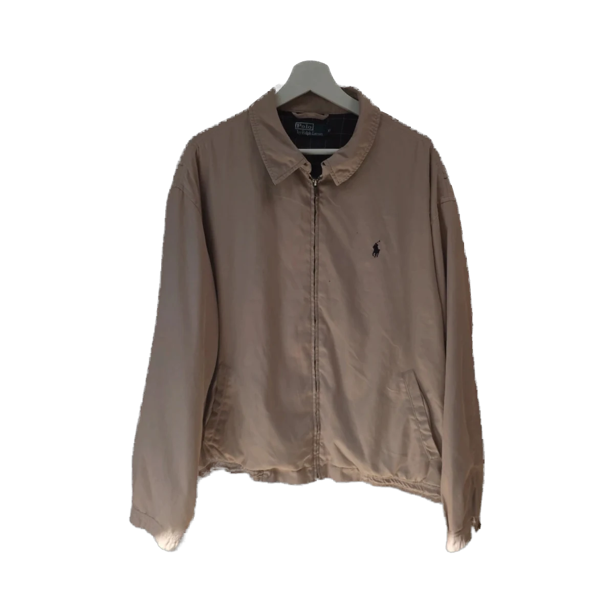 Polo Ralph Lauren Harrington Jacket Beige Stone Full Zip