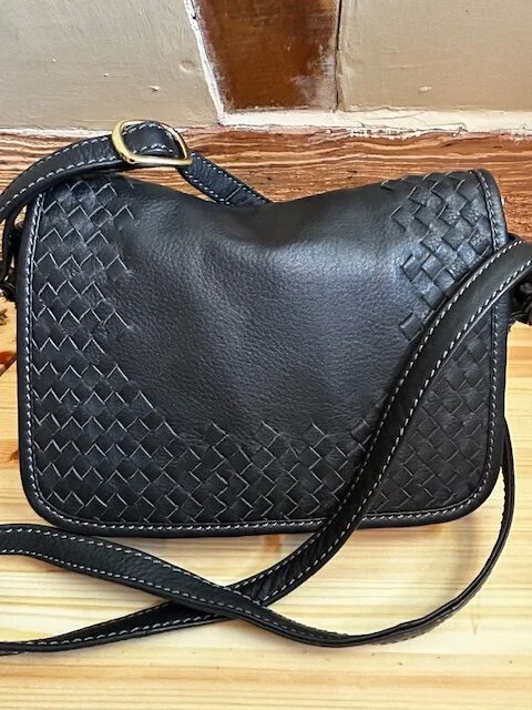 TULA by Radley black leather shoulder xb satchel bag view 2