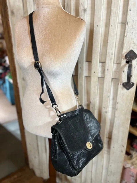 KAREN MILLEN black butter soft leather grab xb shoulder bag view 7