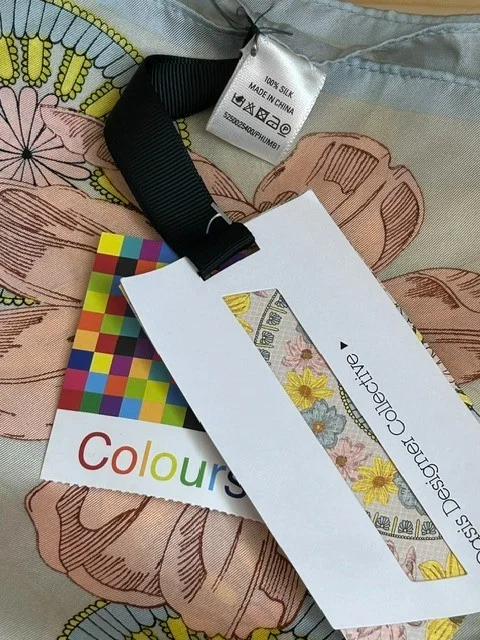 Designers @ OASIS brand new pure silk printed square scarf view 6