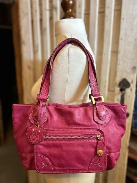 KIPLING 'Rhys' pink leather two strap adjustable size shoulder bag view 2