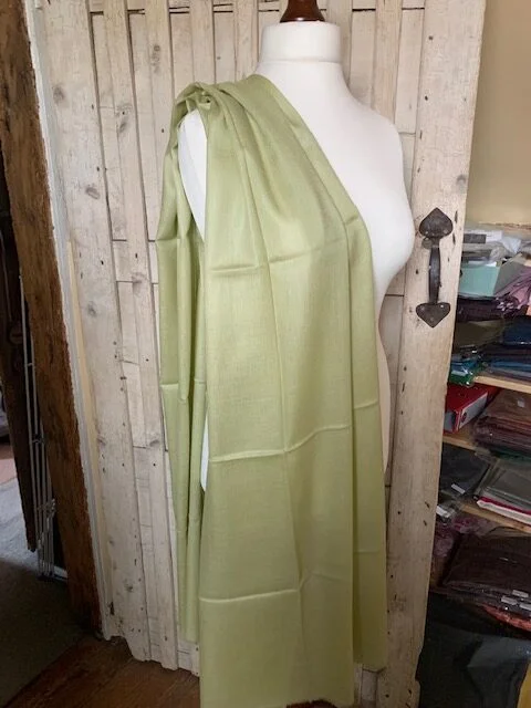 Superfine parchment wool silk pashmina by Pashmina Love view 3
