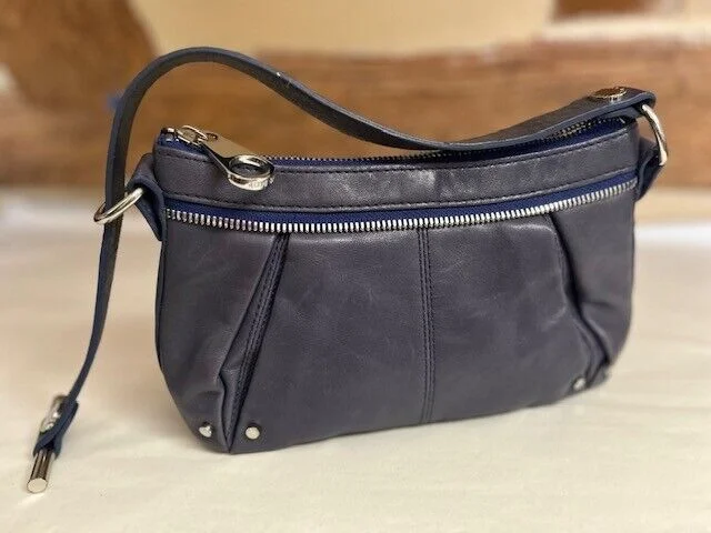 Cutest Ted Baker slate blue/purple girls night out wedding party shoulder bag view 2