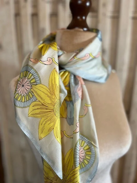 Designers @ OASIS brand new pure silk printed square scarf